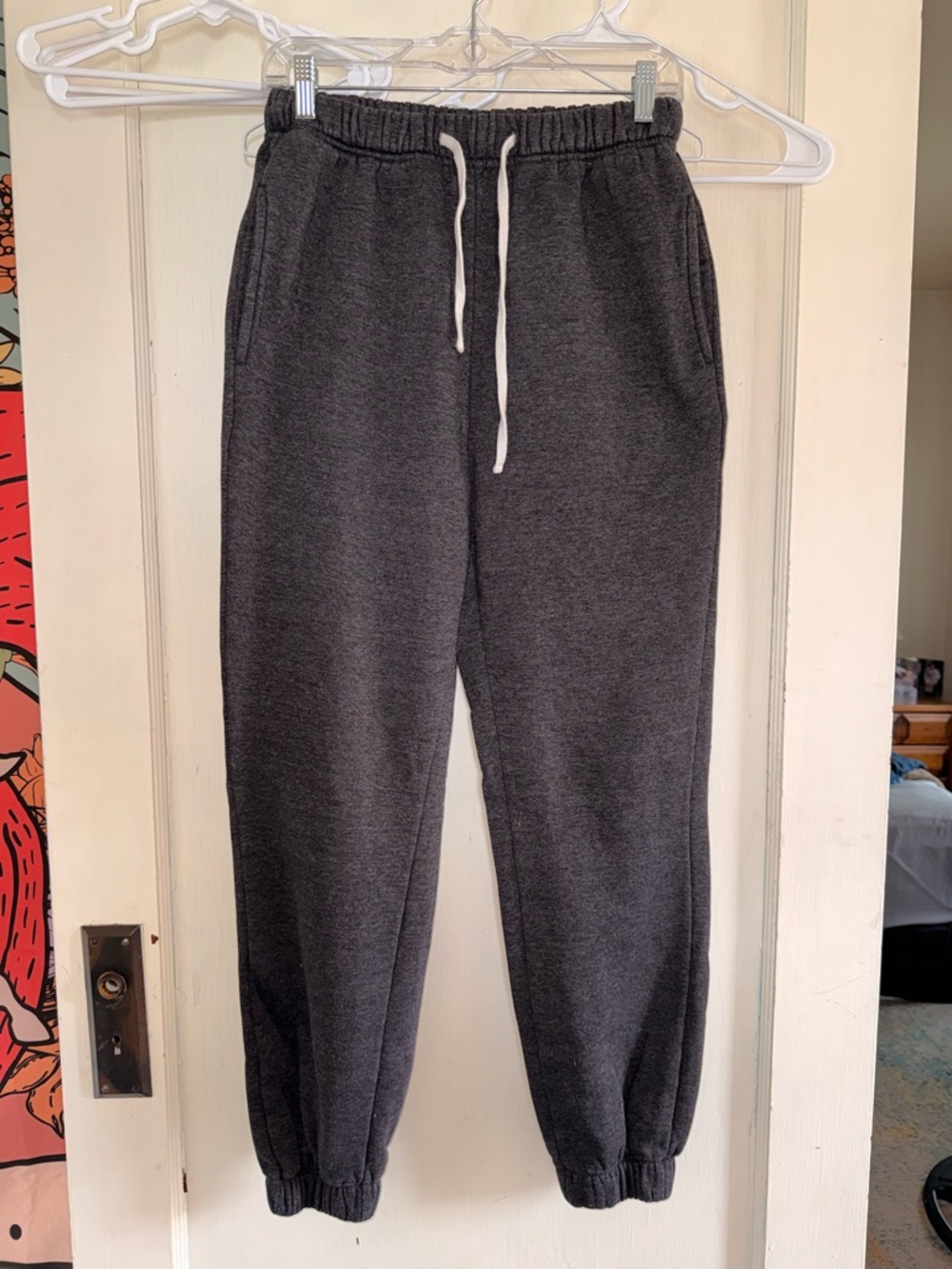 Zenana Outfitters Dark Charcoal Drawstring Jogger Pants